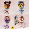 Maester Bear Bear Bouquet Plush Toy Cartoon Lovely Bear New Graduation Bouquet Valentine'S Day