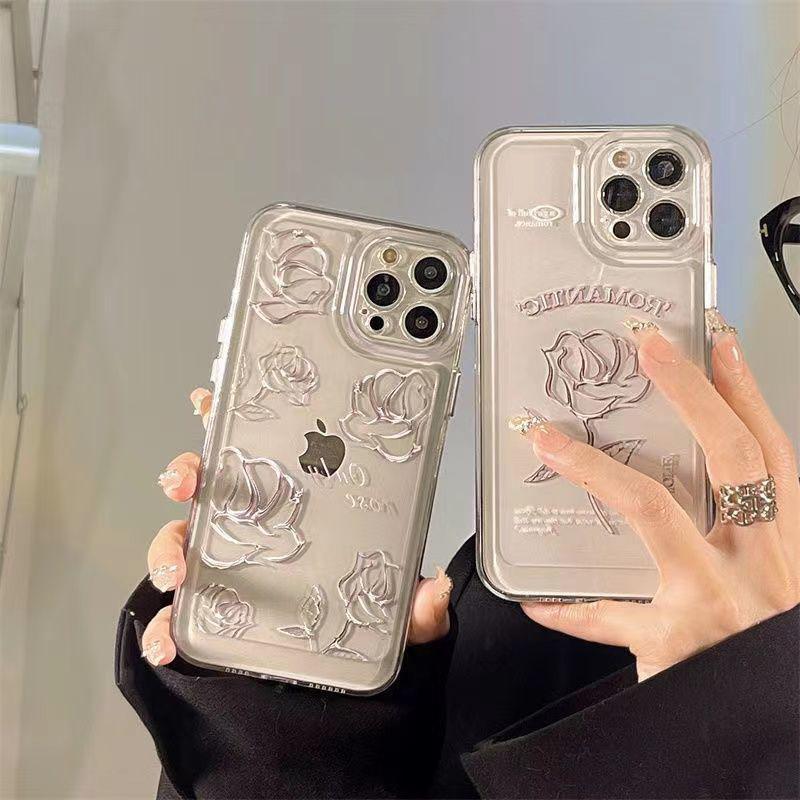 Премиум Розовый подходит для iPhone 14 Pro Max, нового 15 Plus в космическом чехле, 13/12 прозрачного чехла для телефона, 11 штук