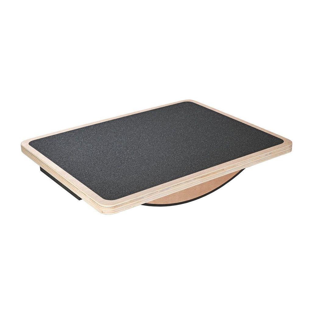 Bidirectional Anti-Slip Wooden Balance Board for Silent Ankle Strengthening and Fitness Training