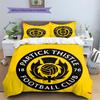 Partick Thistle F.C.  Pattern Bedding Quilt Set  Home Decoration  Gift (1 * duvet cover + 2 * pillowcase  without core)