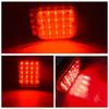 1 пара 4,5" 12 В Автомобиль Лодка Грузовик Кемпер Красный Светодиодный Задний Фонарь Стоп-сигнал Указатель Поворота