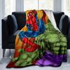1pc Spider-Man The Hulk Printing Blanket - Soft, All-Season Throw for Office Blanket,  | Personalized Gift with Adorable Cartoon Design