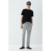 H M Tailored Jogger Pants sliM Fit Grey Melange