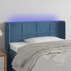 VidaXL LED Headboard Bedroom Furniture Single Bed Accessory Headboard Bed Frame Interior Dark Blue 3123270