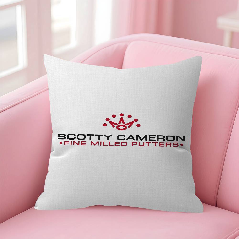 SScotty CCameron Maple Design Cushion Cover Happy Autumn Harvest Decor Holiday Decorati Pillow Cover