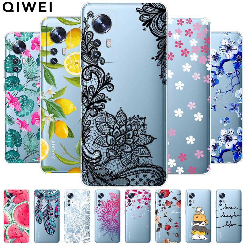 For Xiaomi 12T Case Clear Bumper Soft TPU Phone Cases for Xiaomi 12T Pro 5G Silicone Cover 6.67'' 12 T Transparent Slim Fundas