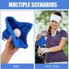Square Microfiber Golf Ball Cleaning Towel Featuring Carabiner Hook for Water Absorption Club Head Wipe Cloth
