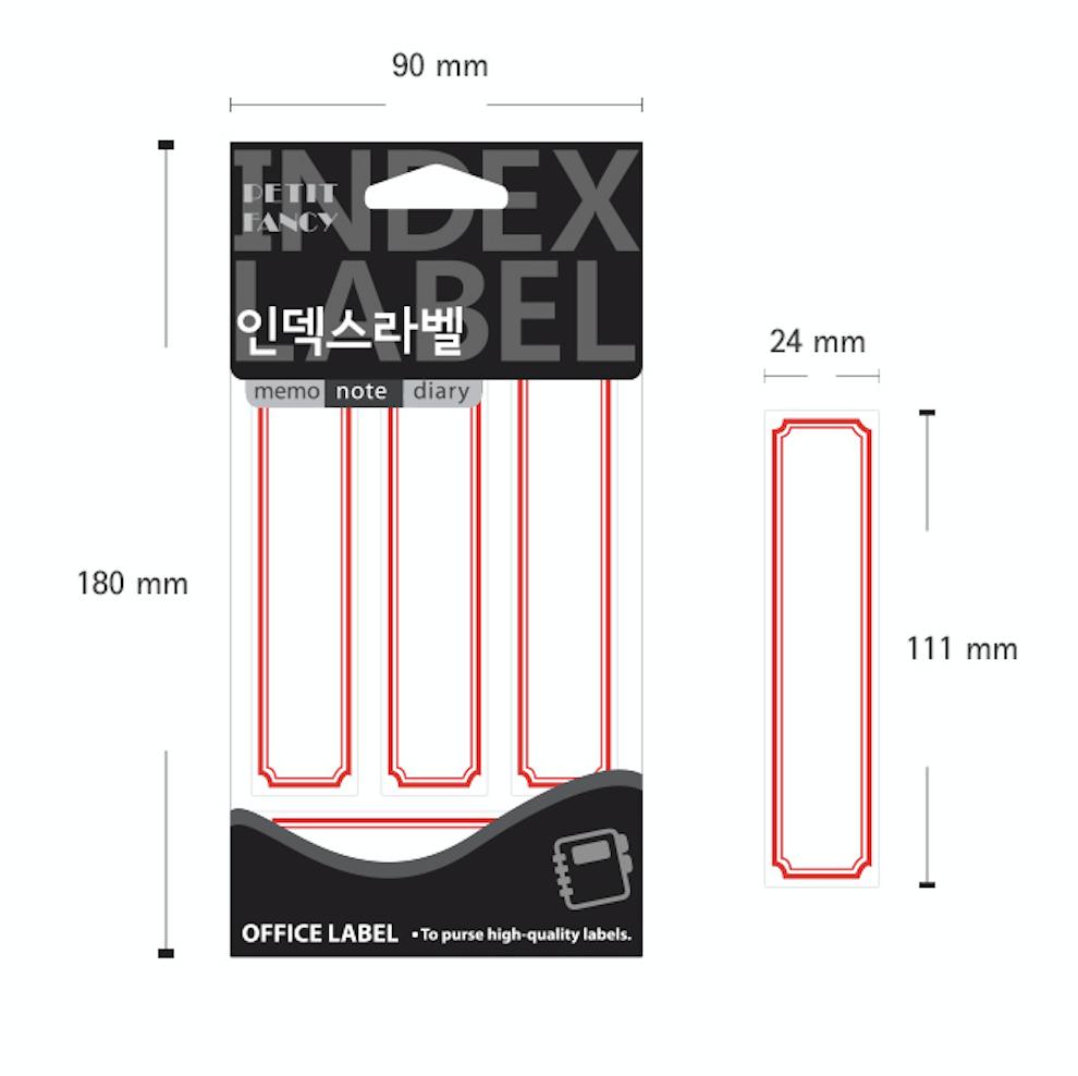 Petit Fancy Наклейки для этикеток (по 10 шт. каждая) Указательная этикетка / Этикетка категории / Офисная этикетка / Наклейки для тегов / Инструменты для маркировки / Метка для указателя — 48 вариантов