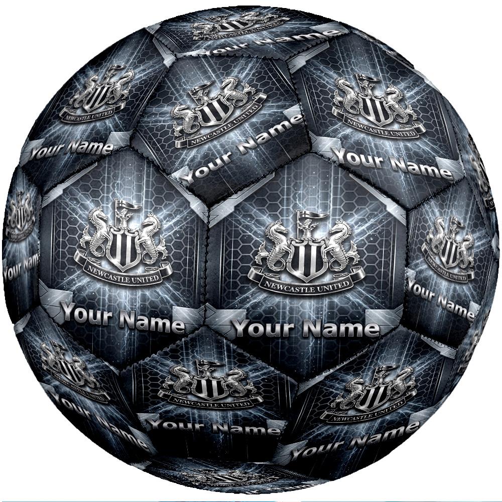 Newcastle United FC Fashion Size 5 Football Wearproof Non‑Slip Soccer Ball For Sports Training Entertainment Use