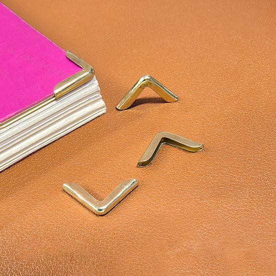 50 шт. Защитный чехол для уголка книги, прочный металлический, универсальный, для скрапбукинга, фотоальбома, меню, блокнота, папки, уголка файла, защитный чехол