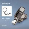 1 шт. Премиальные складные автомобильные ножницы для ногтей, Супер острый триммер, Магнитная конструкция открывающейся крышки, Подходят для ногтей на руках и ногах