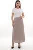 Women's Style Big Size Skirt Plus Size Bell Skirt 778 Etamine Pattern Stone Color