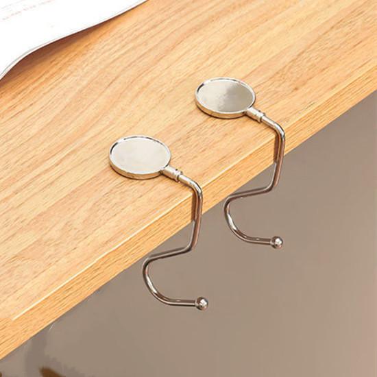 Портативный складной крючок для сумки, вешалка, кошелек, держатели для сумок, складной крючок для стола, женский органайзер для сумки, офисный стол, боковой крючок