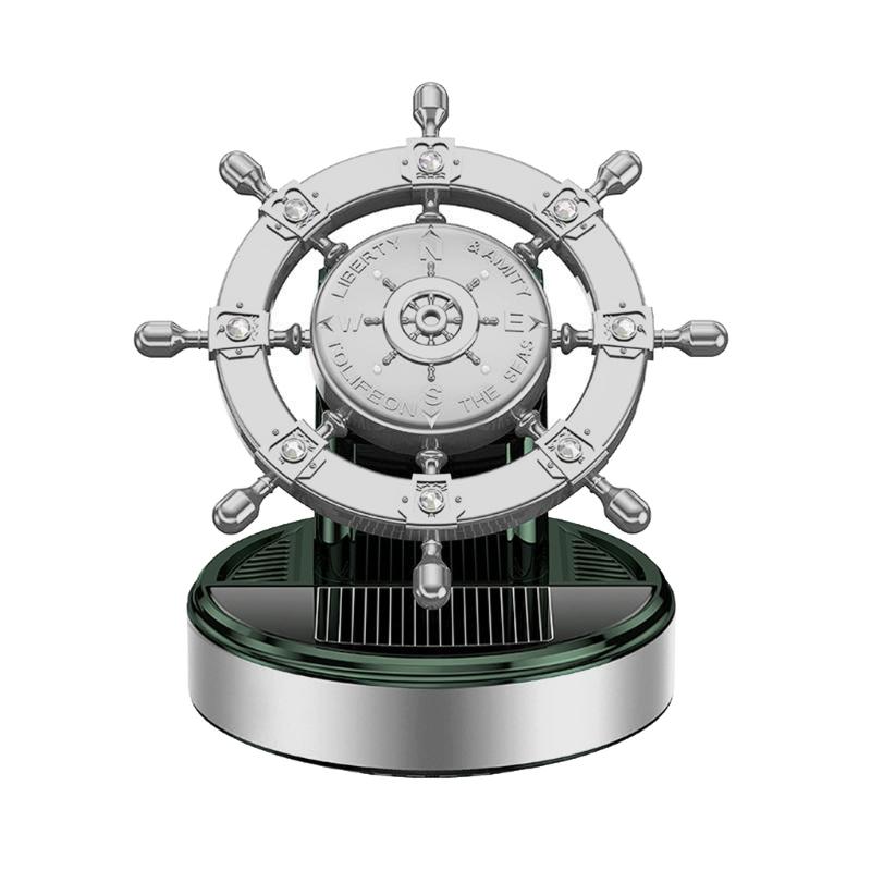 Освежители воздуха для автомобиля с вращающимися солнечными батареями, автомобильные духи, снимающие стресс и очищающие запахи для домашнего офиса