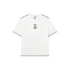 Fila X HAGT Collaboration Loose Casual Embroidered Letter Short Sleeve T-Shirt Unisex Tops White F11U229105F-WT