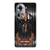 Case For Oppo Reno 11 5g Harley Davidson Skull Gray Background Maniacase