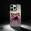 Крутой модный тренд Чехол-паук для iPhone 17,16,15,14,13,12,11 Plus,Pro Max,XS,Цветной серебристый чехол для телефона