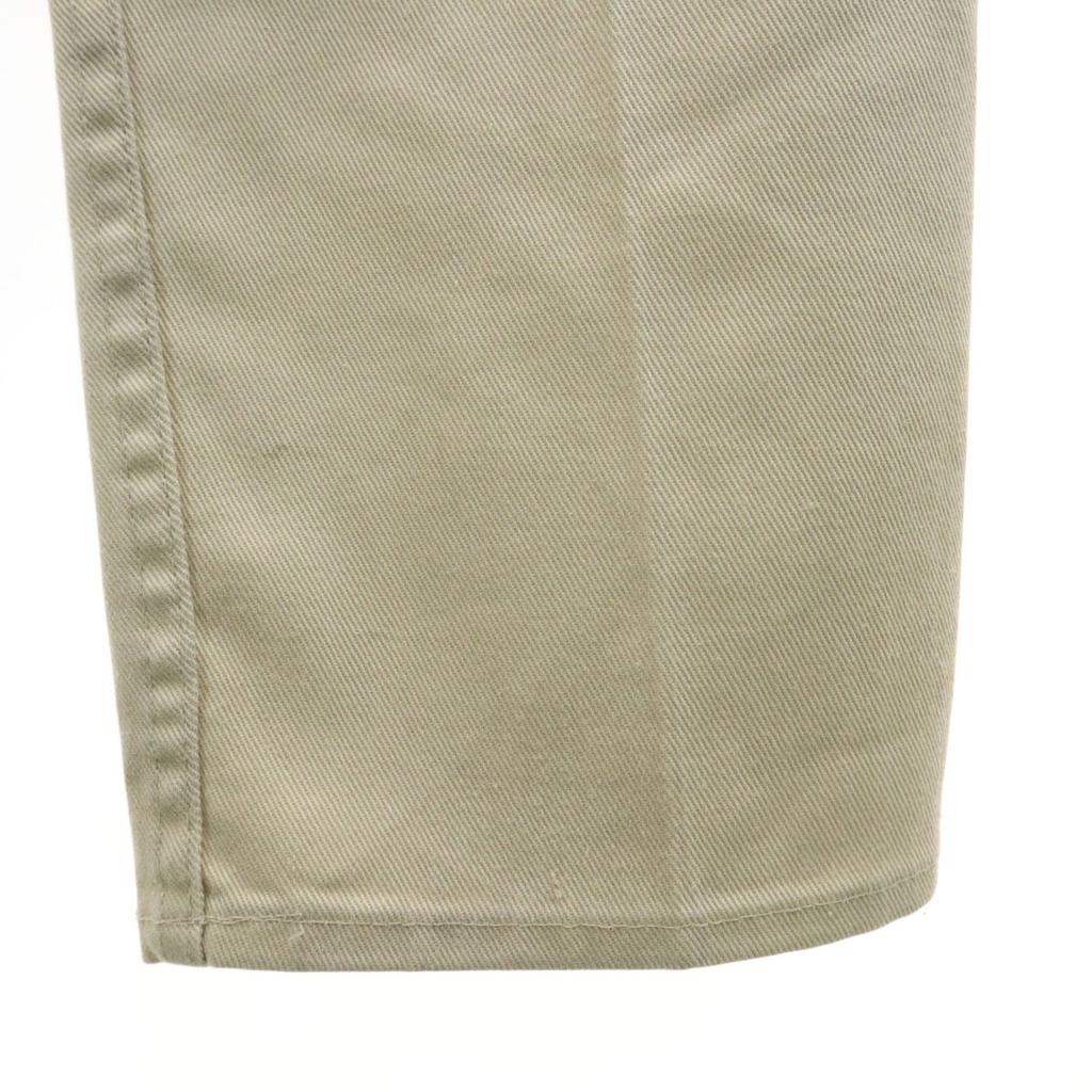 Levi's 70s Big E Vintage Long pants beige STA-PREST TALON Zip Men's Used