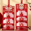 Traditional Folding Red Envelope Cartoon Pattern Good Luck Red Bags  Spring Festival