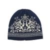 Шапка бини OGARP Nordic жаккардовая темно-синяя