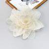 Тканевая нашивка ручной работы, искусственный цветок, органза, модные аксессуары, нашивка, аппликация, стереоскопическая, 6 цветов