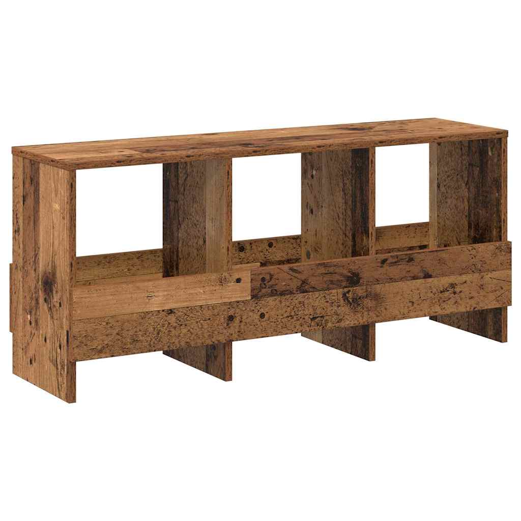 Magazine Shelf Reclaimed Wood 102 x 30 x 45 cm