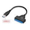 1 шт. USB 3.0 2.0 SATA 3 Кабель Sata на USB 3.0 Адаптер до 6 Гбит/с Поддержка 2,5-дюймового внешнего HDD SSD Жесткого диска 22-контактный Sata III