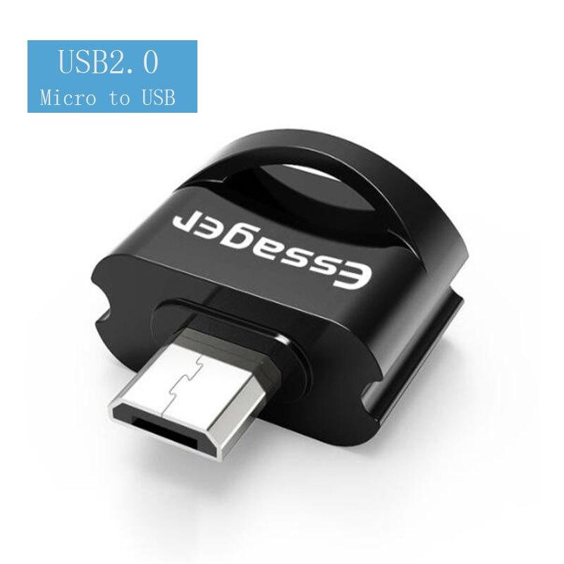 Essager OTG USB To Type C Adapter Micro USB Type-C Male To USB Female Converter For Macbook Samsung Xiaomi USB-C OTG Connector