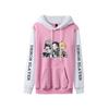 Demon Slayer Anime Unisex Hoodie - Casual Color Block Design for Autumn/Winter.
