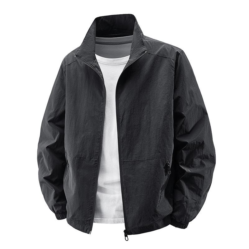 New Spring Men's Casual Jacket Wear-resistant, Comfortable, Soft, Simple and Fashionable Outdoor