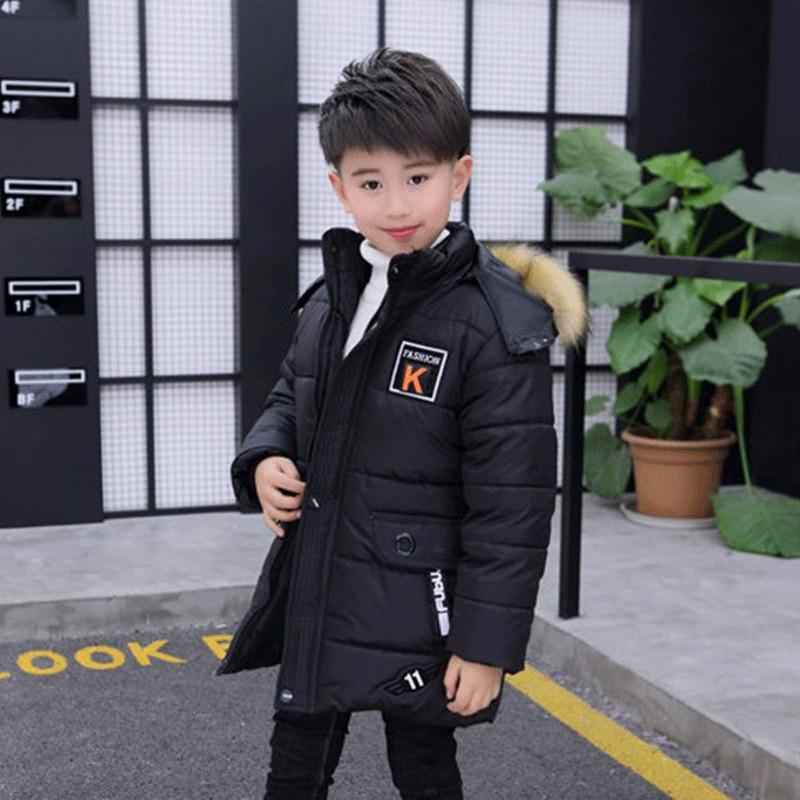 Зимняя куртка для мальчиков, детская одежда, зимняя одежда, куртка из плотного хлопка, утеплителя