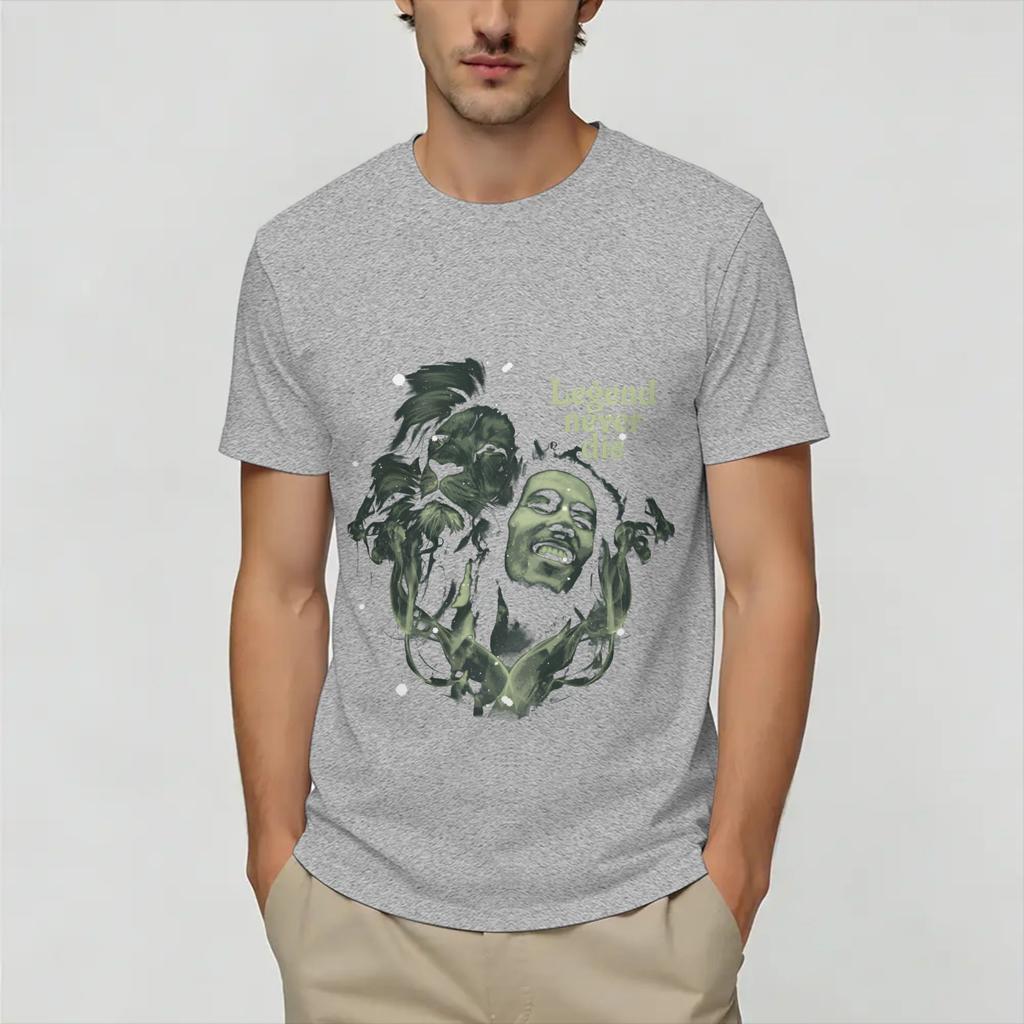 Streetwear T Shirt Summer Bob Marleys Fashion Tshirts Pure Cotton Tshirt For Unisex Aesthetic Custom Diy Short Sleeve Tees