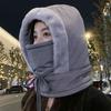 Warm Balaclava Ski Mask Down Cotton Ear Protection Hat Cycling Cap Pullover Cap  Outdoor