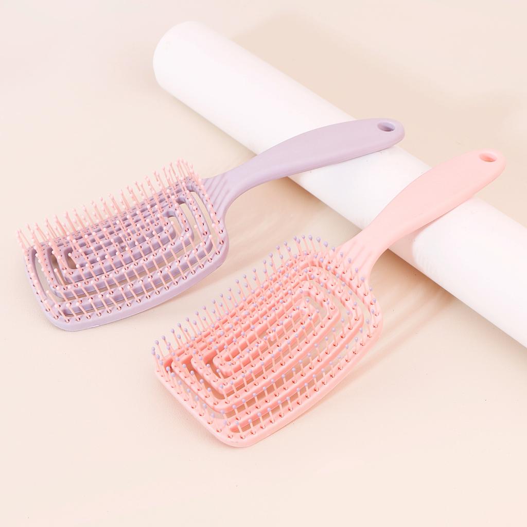 1PC Tangled Hair Brush, Dual-purpose Dry And Wet, Women's Bent Hair Brush, Long, Thick, Thin, And Curly, For Daily Hair Care