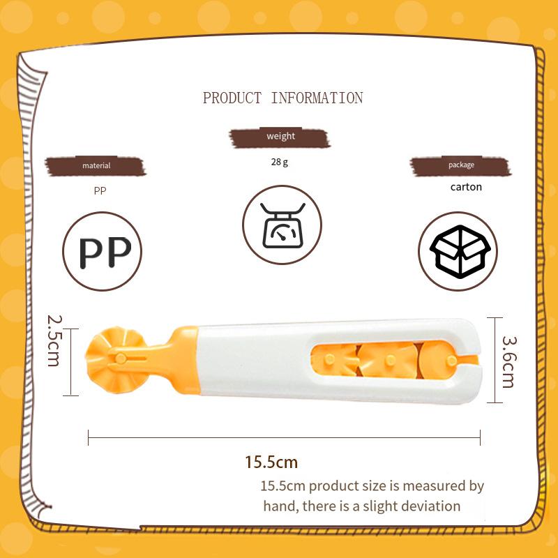Инструменты для выпечки Нож для пиццы Резак для теста Набор для фигурных роликовых резак для домашнего торта Резак для кружева Тесто Зубчатый край Резка Кухонный аксессуар