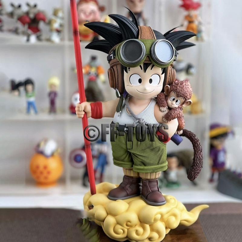 Аниме Dragon Ball Фигурка Сон Гоку с Обезьяной Малыш Гоку Фигурка Действия 26см ПВХ Статуя Коллекционная Модель Игрушки Подарки