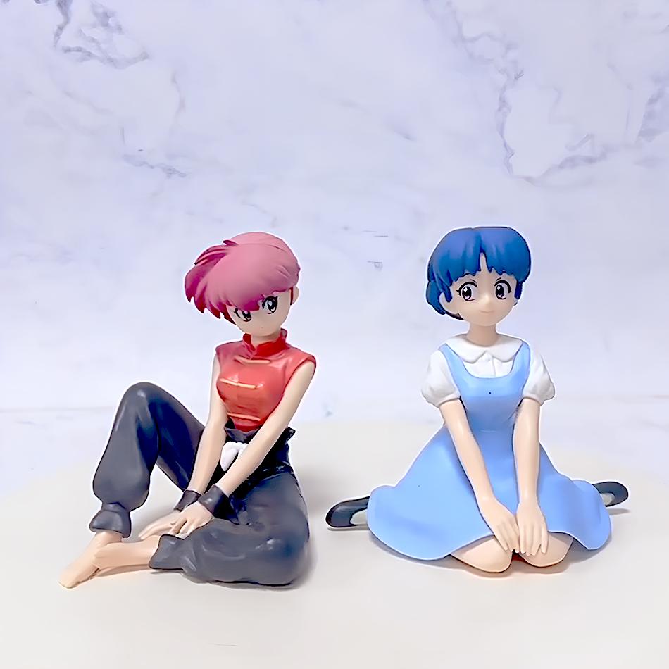 BANDAI BANPRESTO Ранма 1/2 Relax Time Шампунь Тэндо Аканэ Ранма ПВХ Фигурка Модель Коллекционная Фигурка Игрушка Подарки