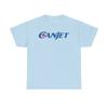 CanJet Canadian Maple Leaf Blue Logo Aviation Memorabilia T-shirt