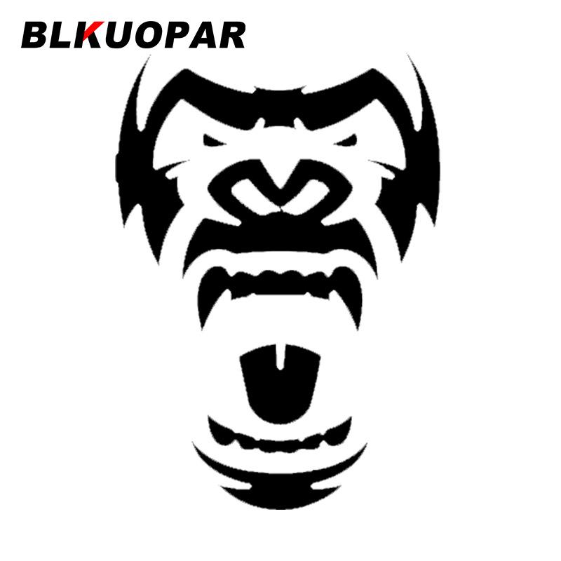BLKUOPAR Наклейка на машину Горилла Забавная Креативная Наклейка Личность Оригинальная Солнцезащитная Мотоцикл Доска для серфинга Украшение Автоаксессуары