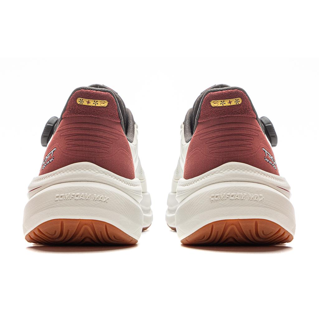 Li Ning Soft Go Max 2 Retro универсальные модные классические амортизирующие нескользящие износостойкие низкие повседневные туфли мужские кроссовки белые красные AGLV001-3