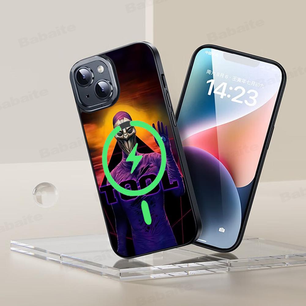 Band T-Tool Schism Phone Case Magesafe Magnetic Wireless Charge Case For iPhone 16 11 12 13 14 15 Pro Max Plus Mini