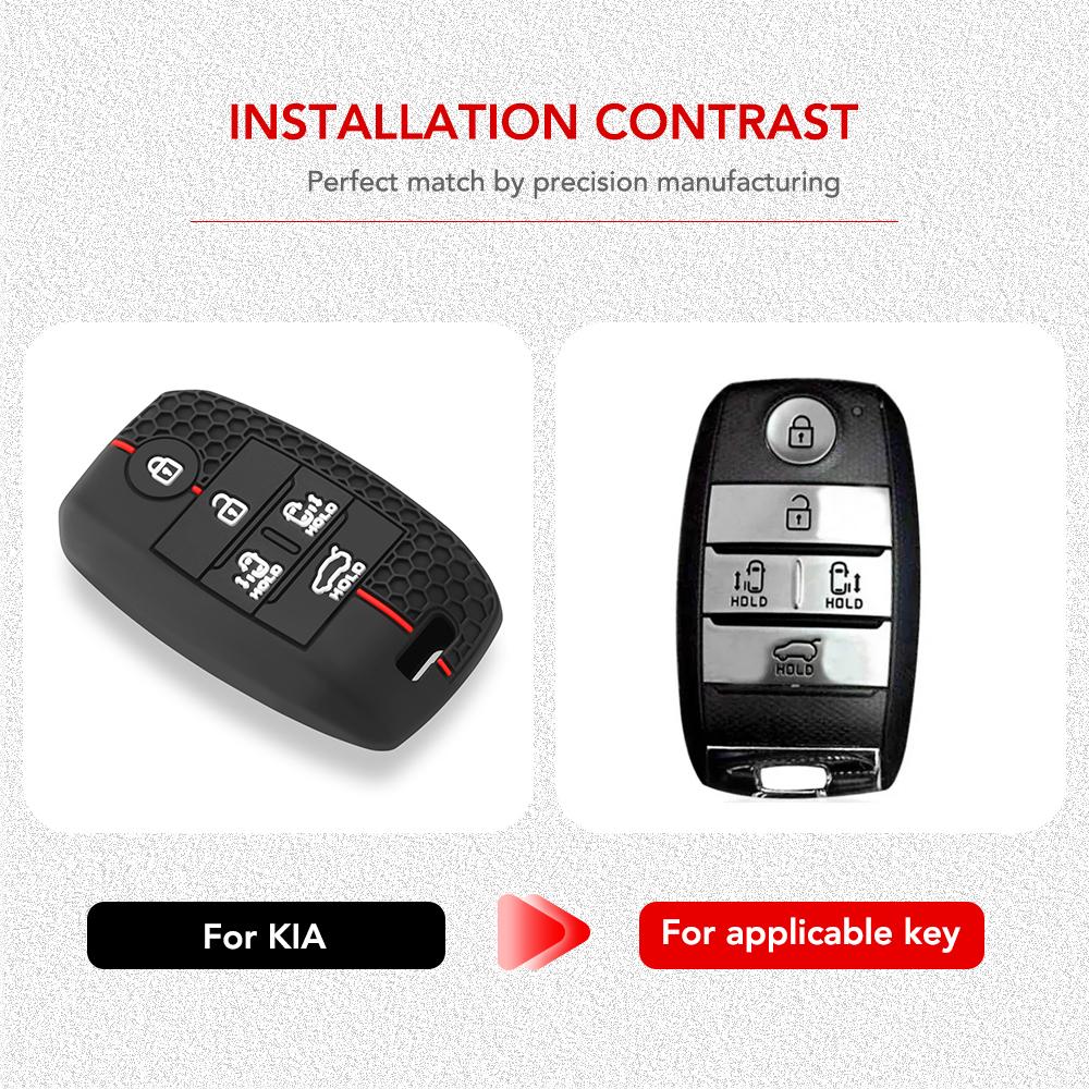 Чехол для автомобильного ключа KIA Rio Rio5 Sportage Ceed K3 KX3 K4 K5 Sedona Grand Carnival Snugly Sorento Keys Skin Holder Protect Shell Fob Bag Accessories