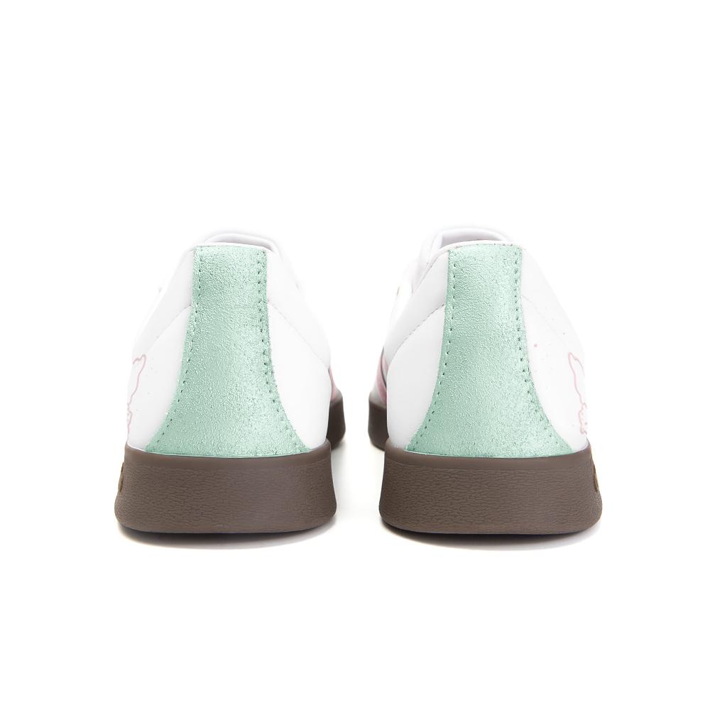 Adidas Neo VL Court 2.0 Crying Kitten Dingduo Slip Resistant Abrasion Resistant Low top Skateboard Shoes Unisex White ID6015(Team746-)