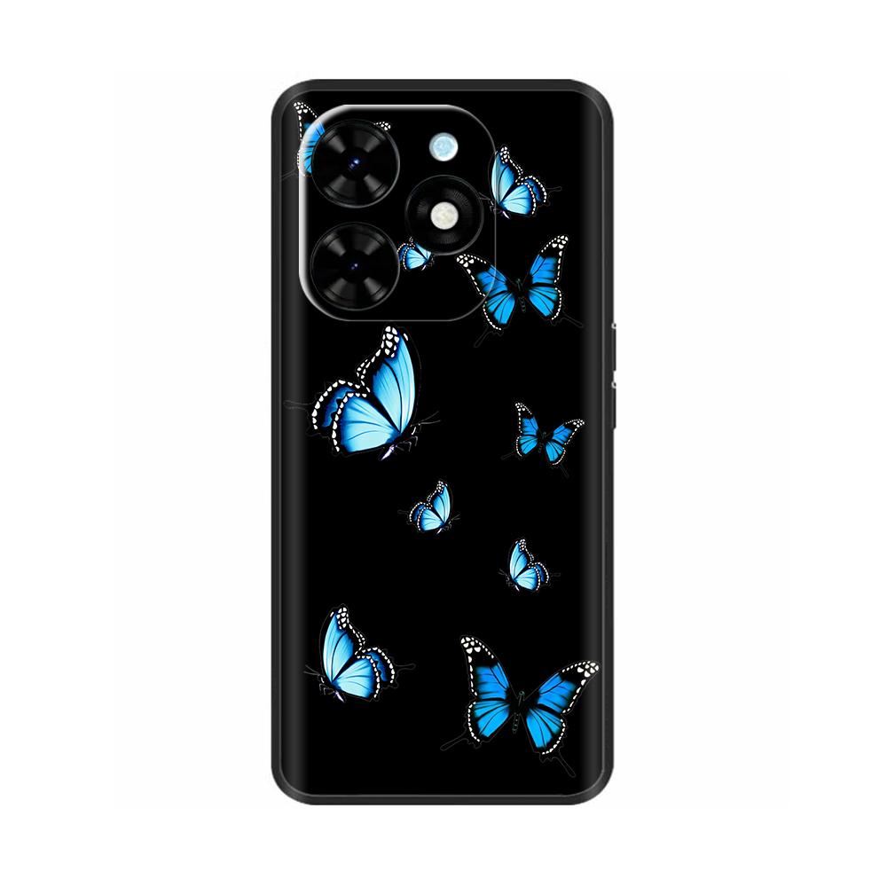 Чехол для Tecno Spark 20 Pro Мягкий черный силиконовый чехол для телефона для Tecno Spark 20C Coque Spark20 Spark 20 Pro Защитная крышка Fundas