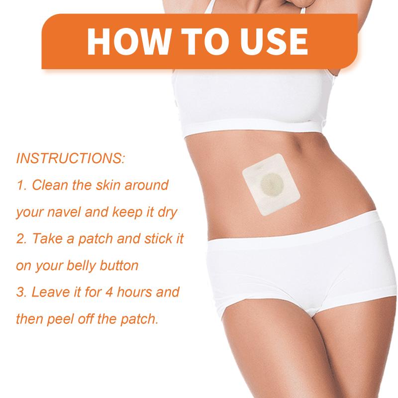 Patch Belly Slimming Herbal Ingredients Stickers Relieve Stress and Tighten Waistline Convenient for Home Use