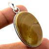 Royal Jasper Gemstone Pendant Handmade Gift Antique Design Jewelry 2.2" A3o76