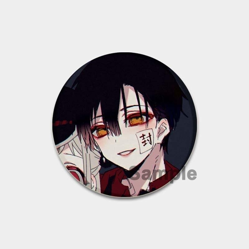 58 мм значки в стиле аниме Hanako Kun на унитаз, аксессуары для рюкзака NENE, значки манги, булавки, мультяшные броши для одежды, сумка, декор, подарки