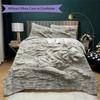 Lion Animal Pattern Bedding uilt Set uilt Cover Pillowcase Home Decoration Birthday Gift (1 * duvet cover + 2 * pillowcase  without core)72
