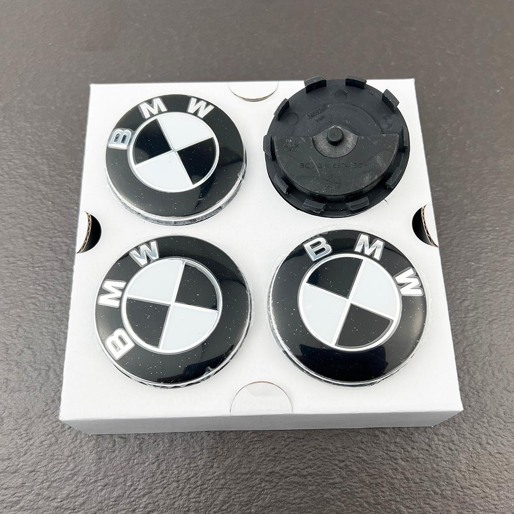 AWROY1 4Pcs 56mm 68mm Floating Wheel Center Caps ABS Hub Logo Covers for BMW E90 E92 F30 F10 X1 X3 X5 X6 M3 M5 M6 Performance Auto Styl