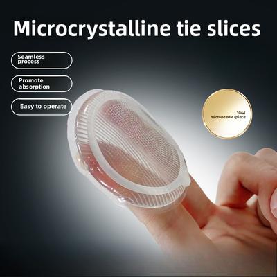 Кристаллический микроигольчатый галстук 1064 иглы, полное проникновение в кожу лица, улучшение ухода за кожей, нерастворимый игольчатый ролик для содействия впитыванию